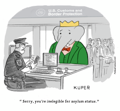 ASYLUM STATUS by Peter Kuper