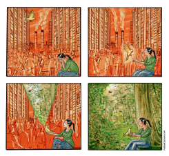 HEALING POWER OF NATURE by Peter Kuper