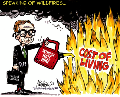 RATE HIKE by Steve Nease