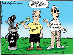 PGA SELLOUT by Bob Englehart
