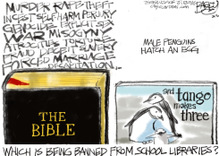 BOOK BAN  by Pat Bagley