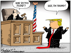 TRUMP INDICTED AGAIN by Bob Englehart