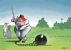 DONALD TRUMP INDICTED AGAIN by Patrick Chappatte