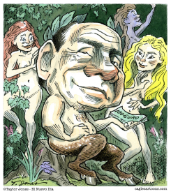 SILVIO BERLUSCONI 1936-2023 by Taylor Jones