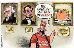 TRUMP PORTRAIT by Rick McKee