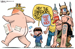 TRUMP DOCUMENTS EMPEROR by Rick McKee