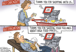 HIGH PRICE OF GROCERIES  by Jeff Koterba