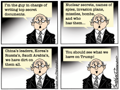 TOP SECRET DOCUMENTS by Bob Englehart