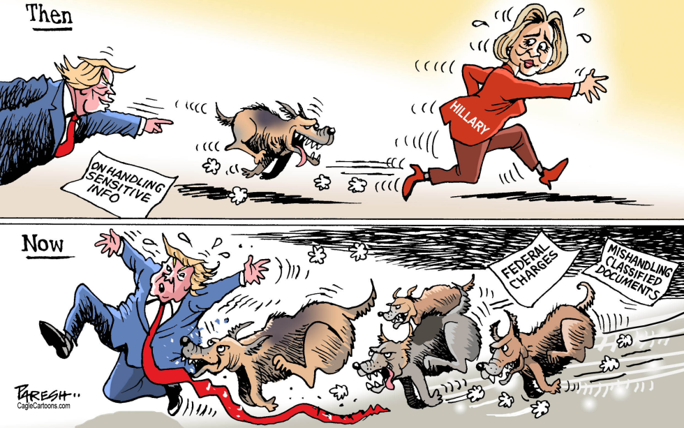 Trump then and now