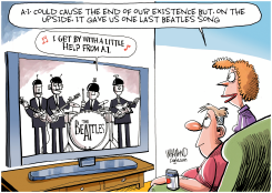 THE BEATLES GO A.I by Dave Whamond
