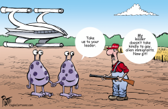 TAKE ME TO YOUR LEADER by Bruce Plante