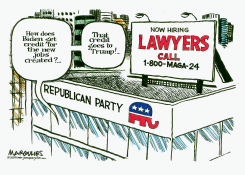 TRUMP NEEDS LAWYERS by Jimmy Margulies