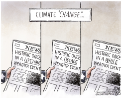 EXTREME WEATHER EVENTS by Adam Zyglis