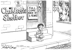 CHILDRENS SHELTER by Zapiro