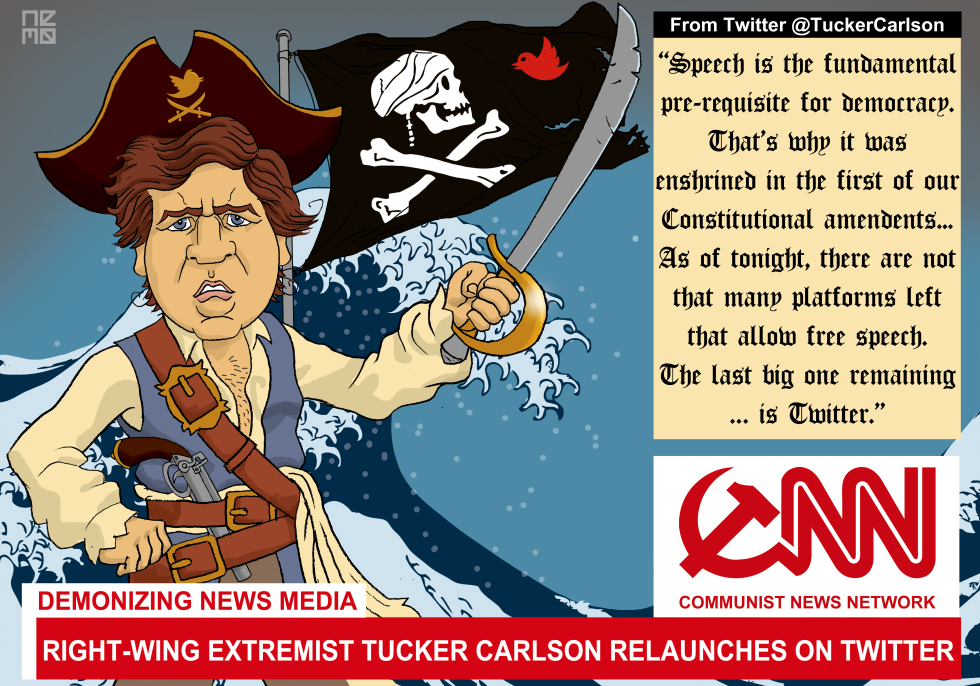 Tucker VS Mainstream Media