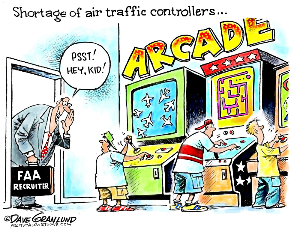 Air traffic control shortage