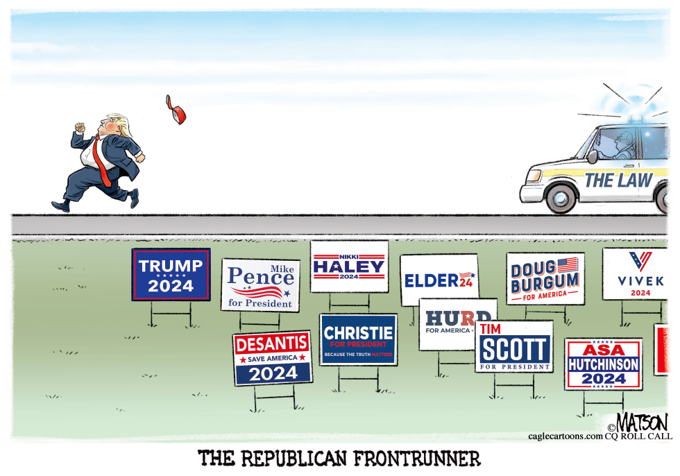 Trump Is The Frontrunner From The Law