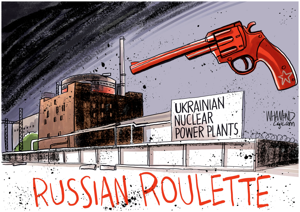 NUCLEAR RUSSIAN ROULETTE by Dave Whamond