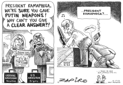 WEAPONS TO PUTIN by Zapiro