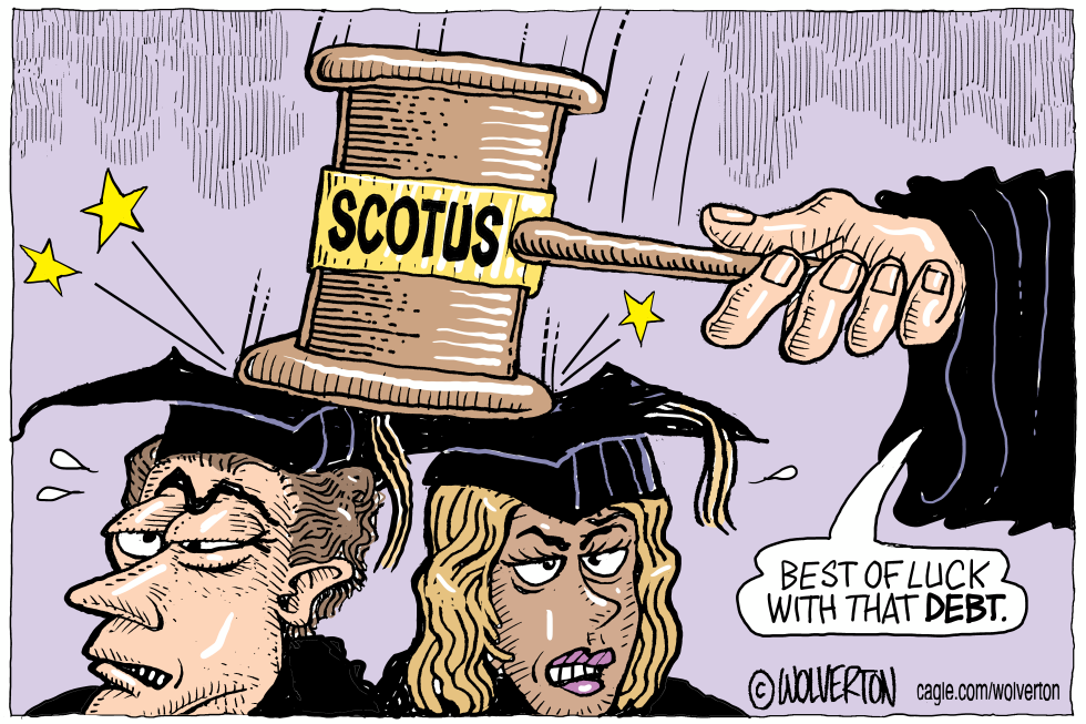 The Hammer Falls on Student Debt Relief