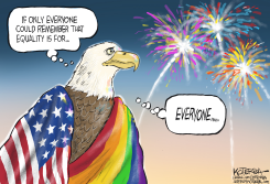 EQUALITY IS FOR EVERYONE by Jeff Koterba