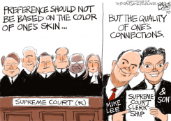MIKE “NEPOTISM” LEE by Pat Bagley