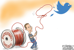 ZUCKERBERG'S NEW SOCIAL NETWORK by Jeff Koterba