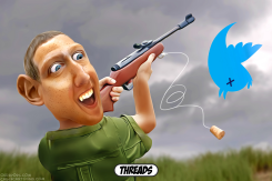 THREADS VS TWITTER by Bart van Leeuwen