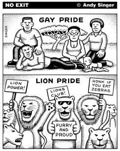 GAY PRIDE by Andy Singer