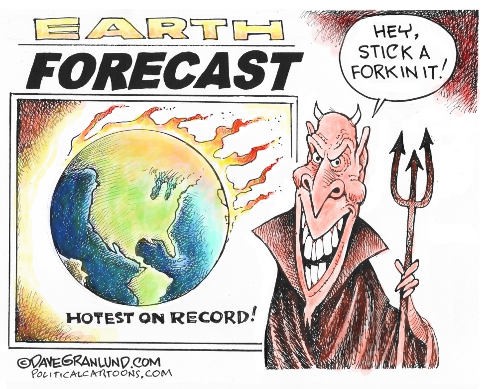 Earth record hot temp