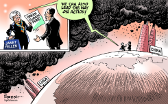 JANET YELLEN IN CHINA by Paresh Nath