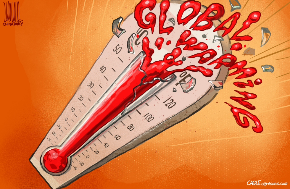 The planet saw its hottest day on record