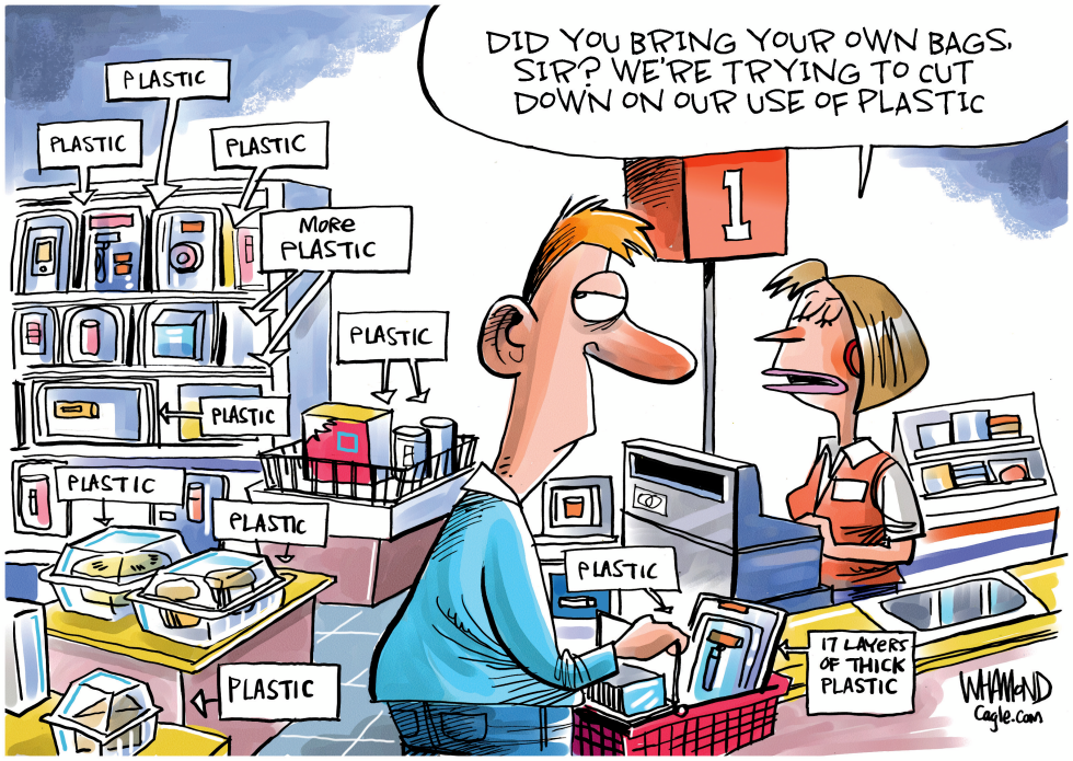 Cutting down on plastics