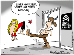 MARJORIE TAYLOR GREENE OUT by Bob Englehart