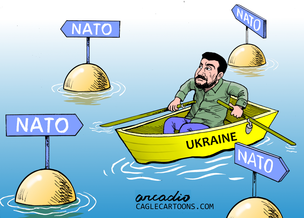 On the way to NATO.
