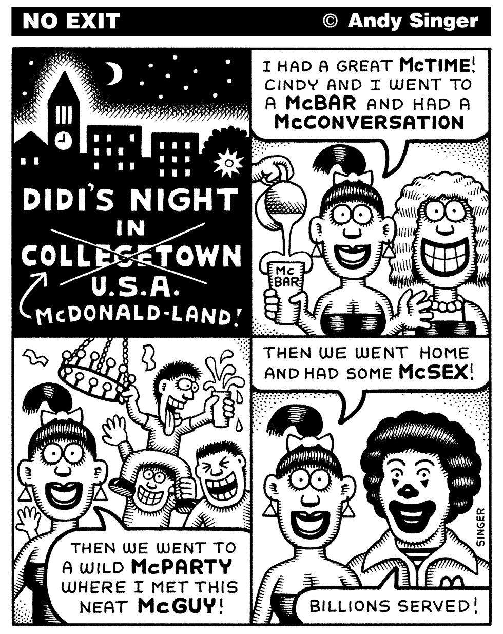 A Typical Night in Collegetown USA