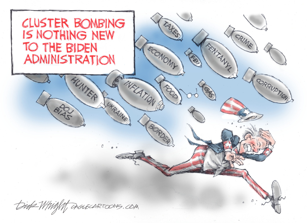 BIDEN CLUSTER BOMBING by Dick Wright