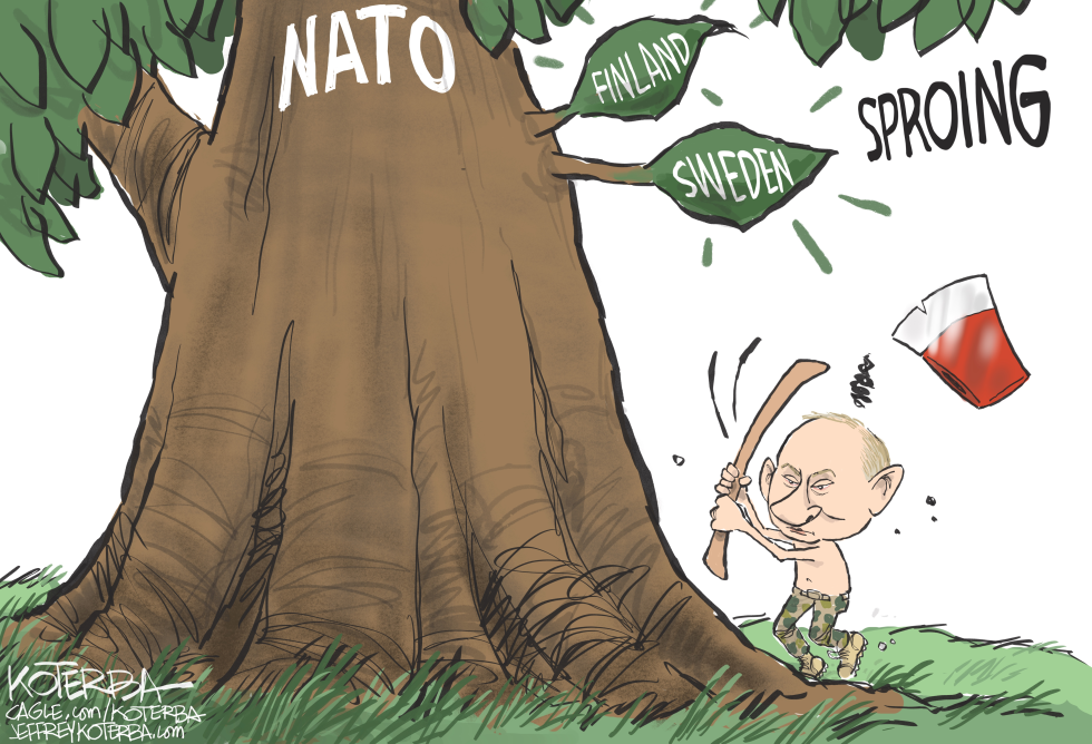 NATO V PUTIN by Jeff Koterba