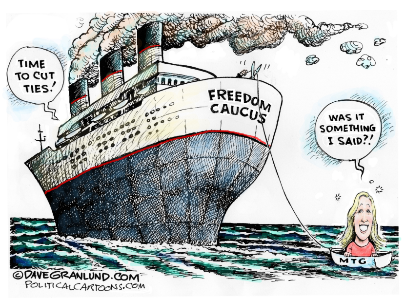Freedom Caucus cuts MTG