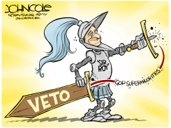 NORTH CAROLINA COOPER'S DIMINISHED VETO POWER by John Cole