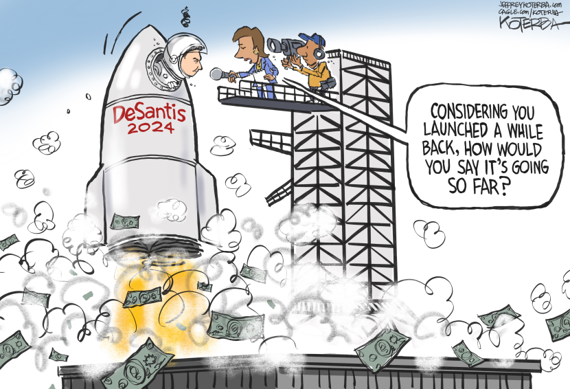 DeSantis Up in the Air