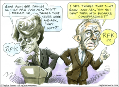 RFK VERSUS RFK JR. by Taylor Jones