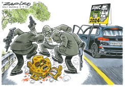 STOMPING by Zapiro