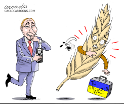 PUTIN AND THE UKRAINIAN GRAINS by Arcadio Esquivel