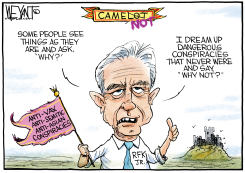 RFK, JR CONSPIRACY CAMELOT by Christopher Weyant