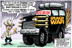  BUSH BUYS WAR ON CREDIT by Monte Wolverton