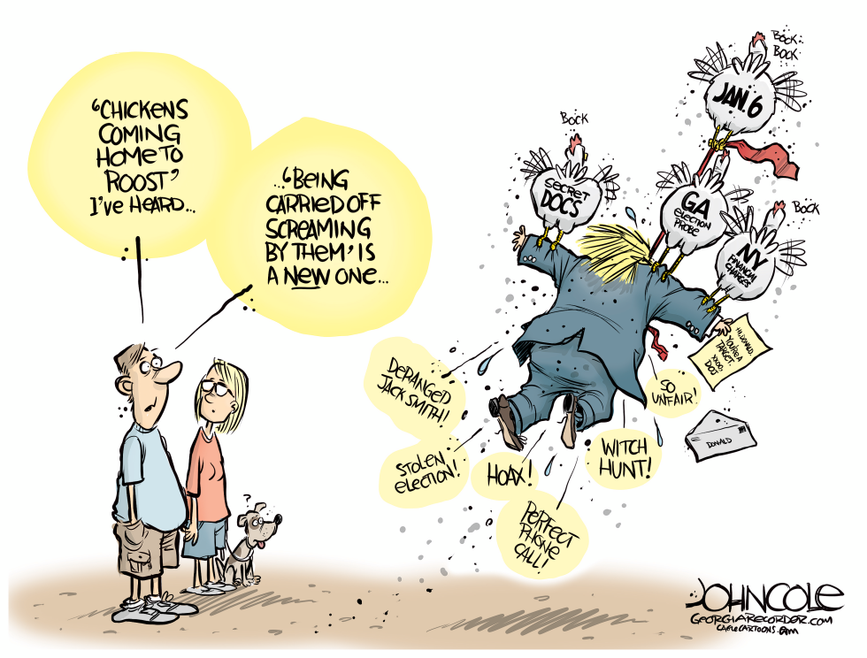 Trump's chickens