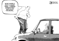 ROAD RAGE by Cam Cardow