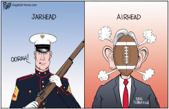 HOORAH MARINE CORPS by Bruce Plante