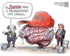 BEWARE THE BARBIE MOVIE by Adam Zyglis